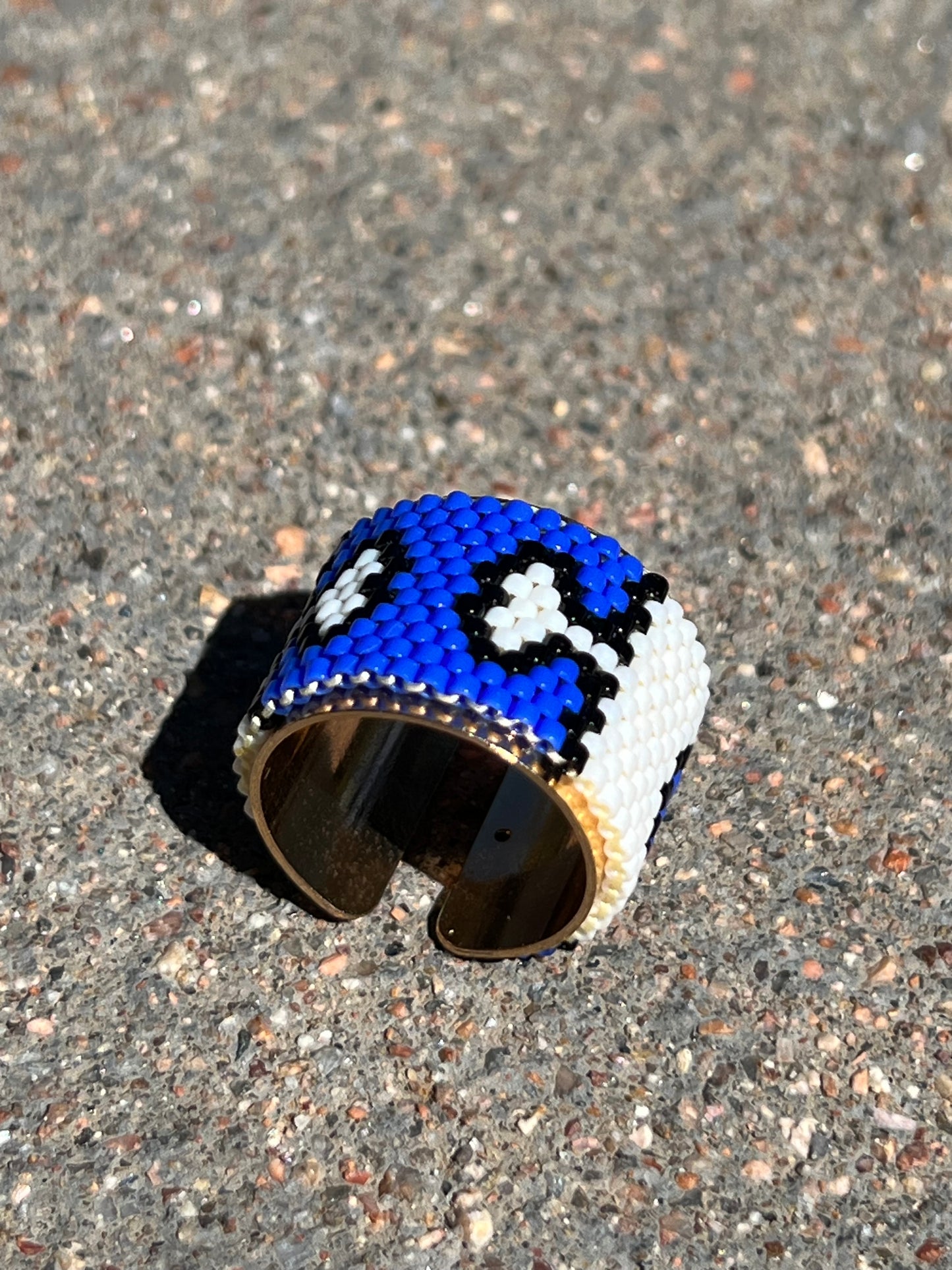 Miyuki Gold-Platted Ring Autism Awareness Collection