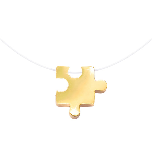Autism Awareness Stainless Steel Puzzle