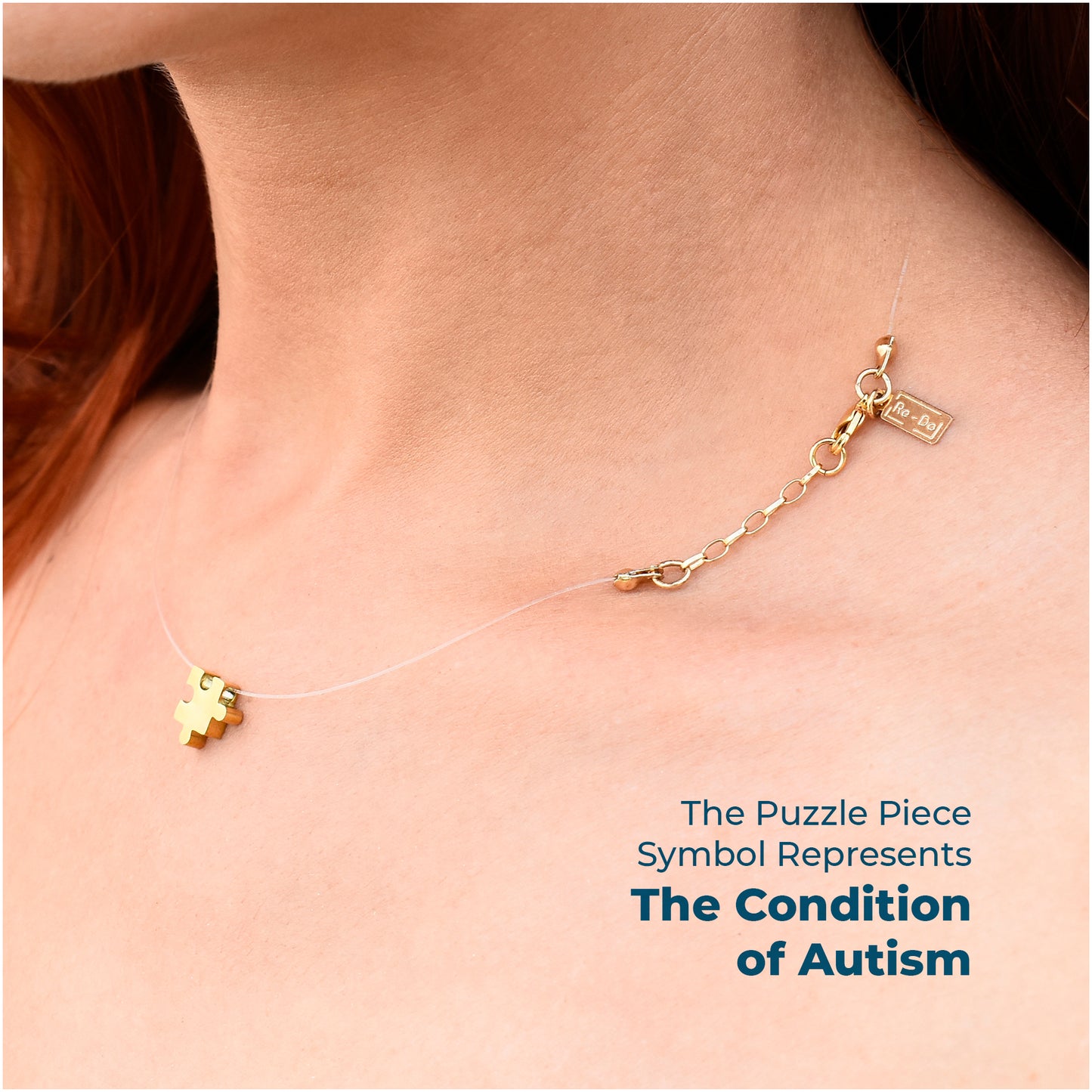 Autism Awareness Stainless Steel Puzzle