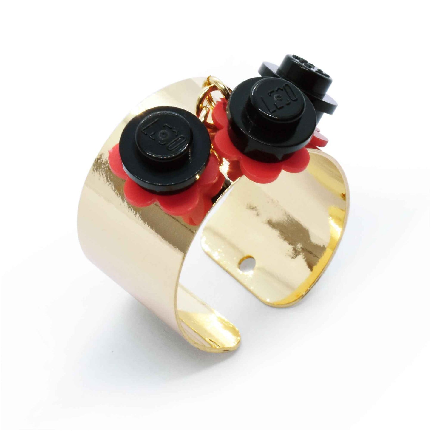 Trio Little Flowers Ring Handmade by Re-Do Bricks