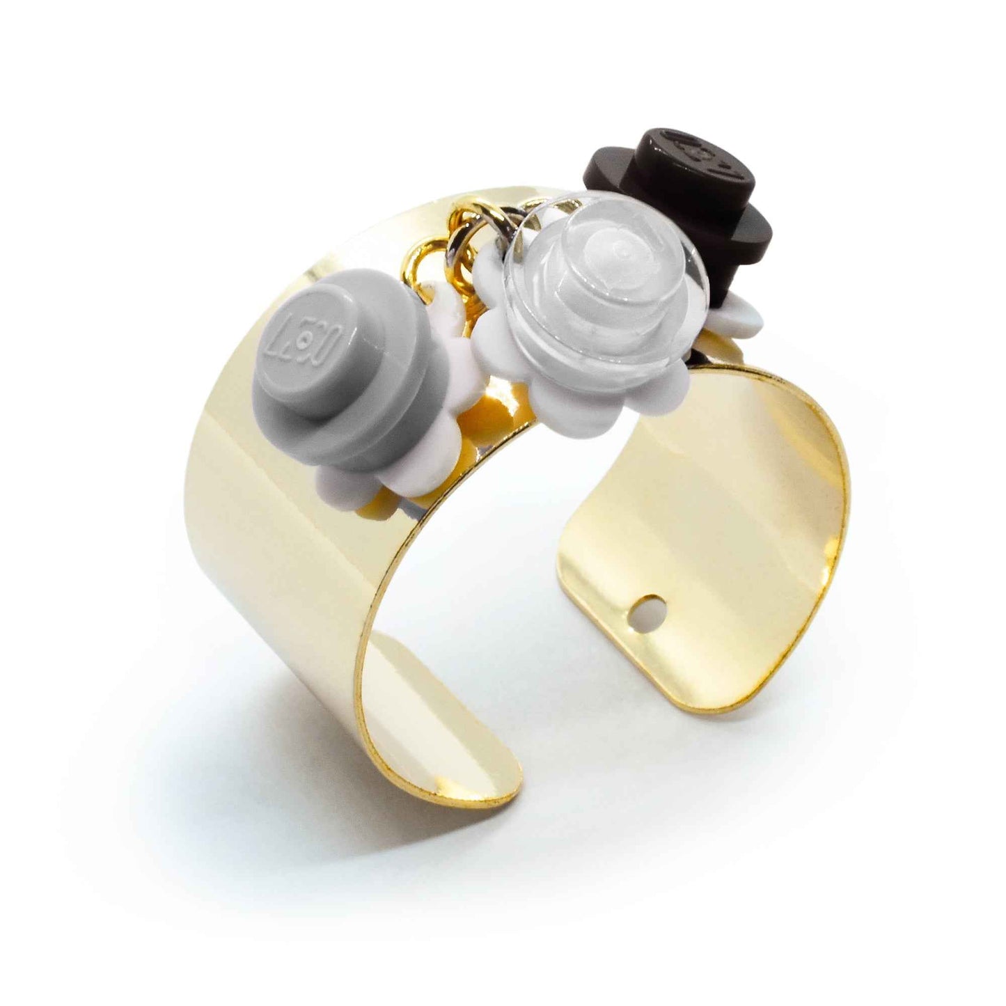 Trio Little Flowers Ring Handmade by Re-Do Bricks