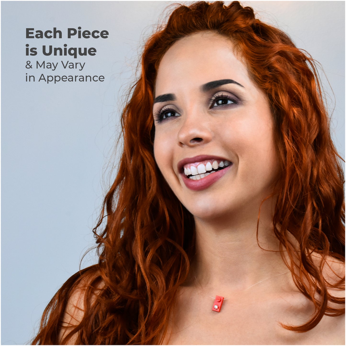 Shiny Red Brick Charm Choker