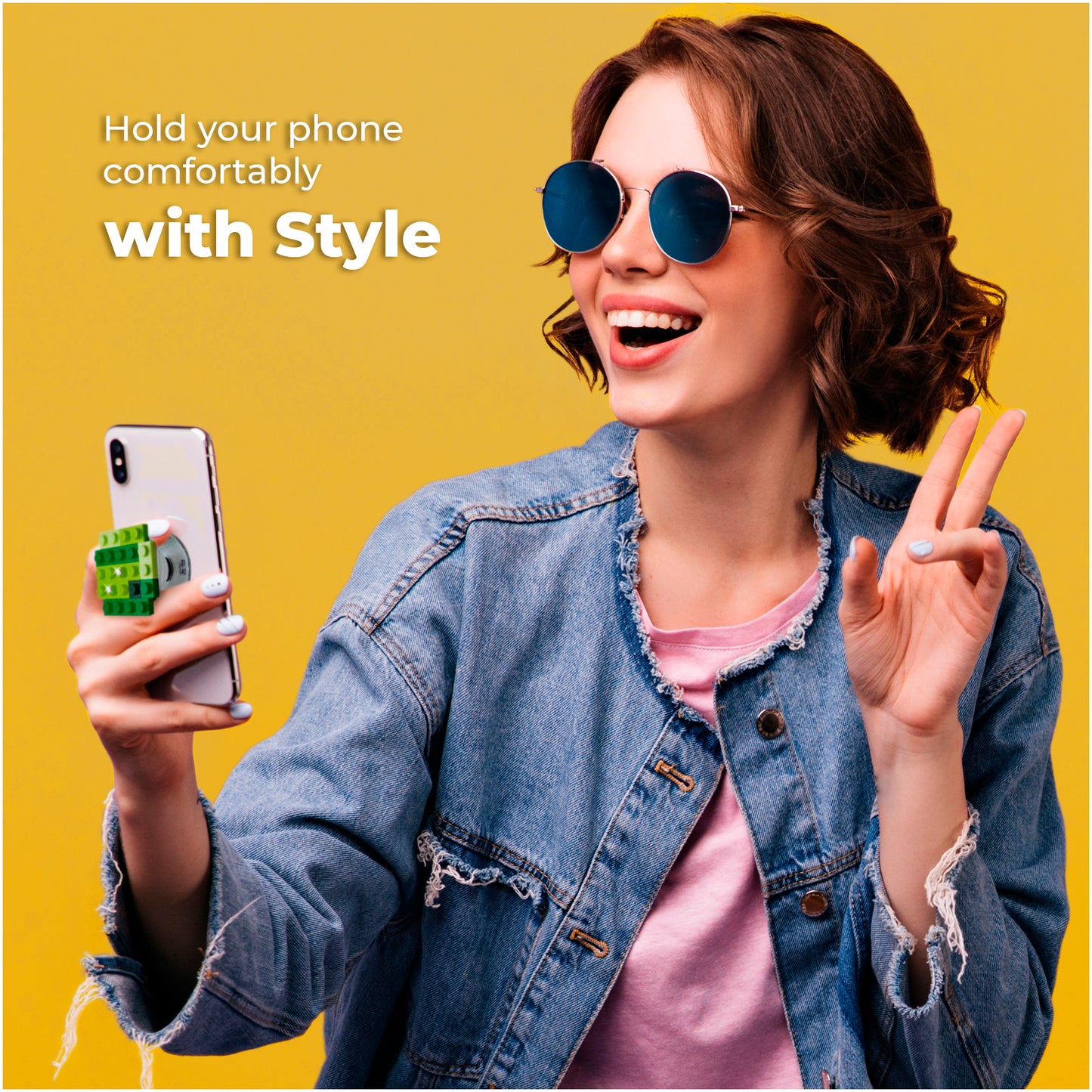 Phone Grip (Green Color)