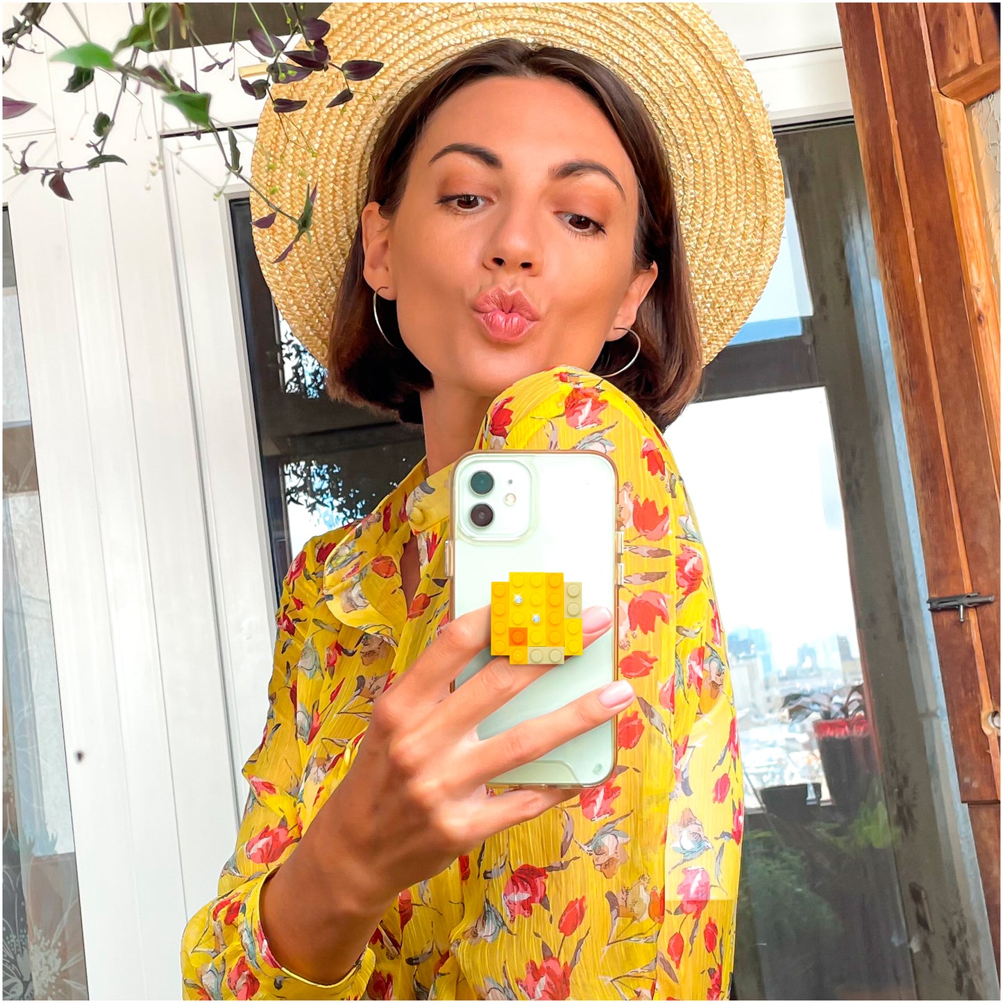 Phone Grip (Yellow Color)