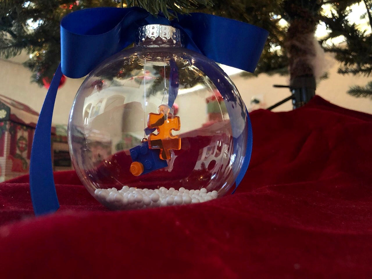 Re-Do Autism X’mas Ball Ornament