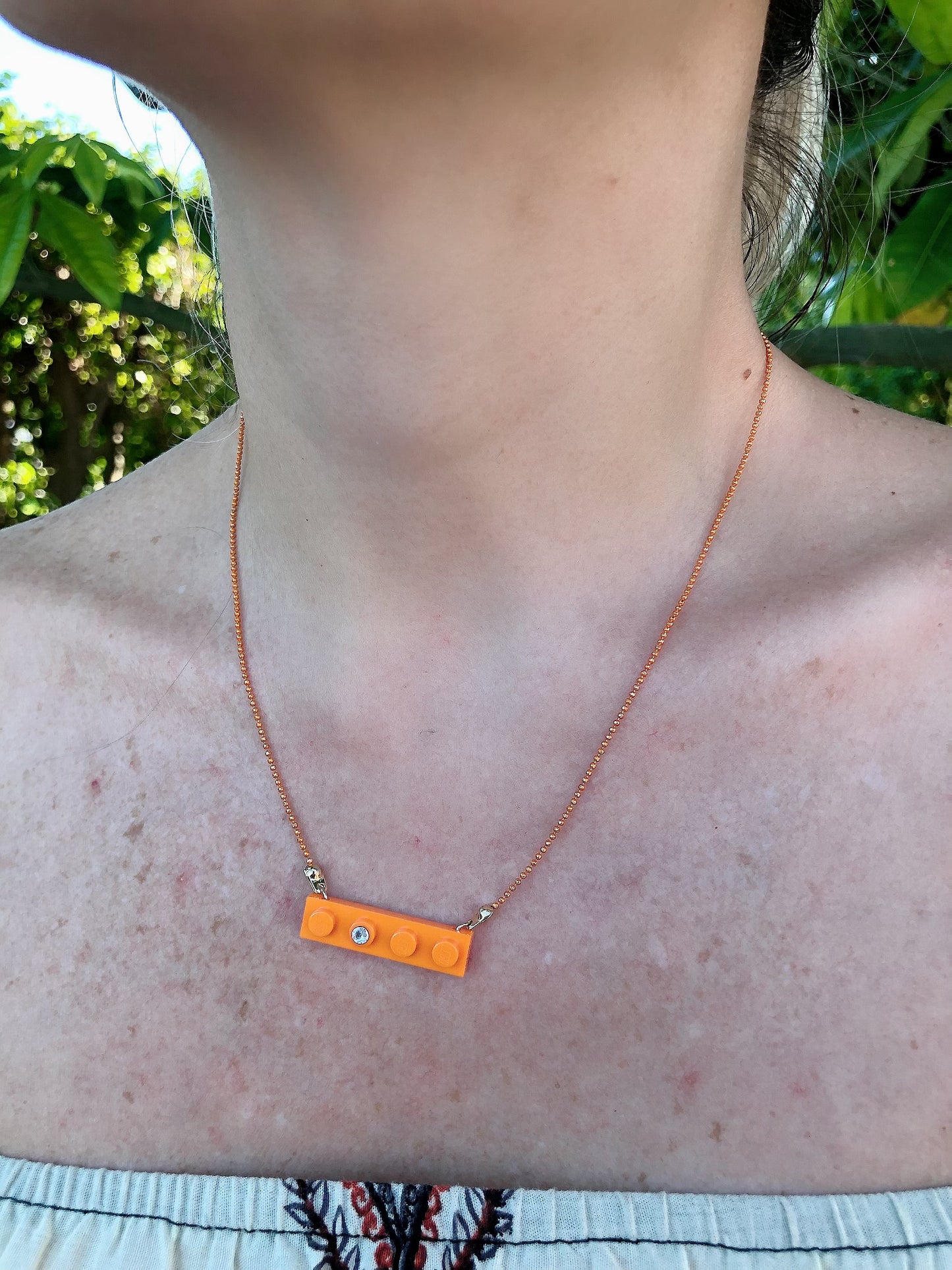 SwingBrick Chain Necklace, 16'.