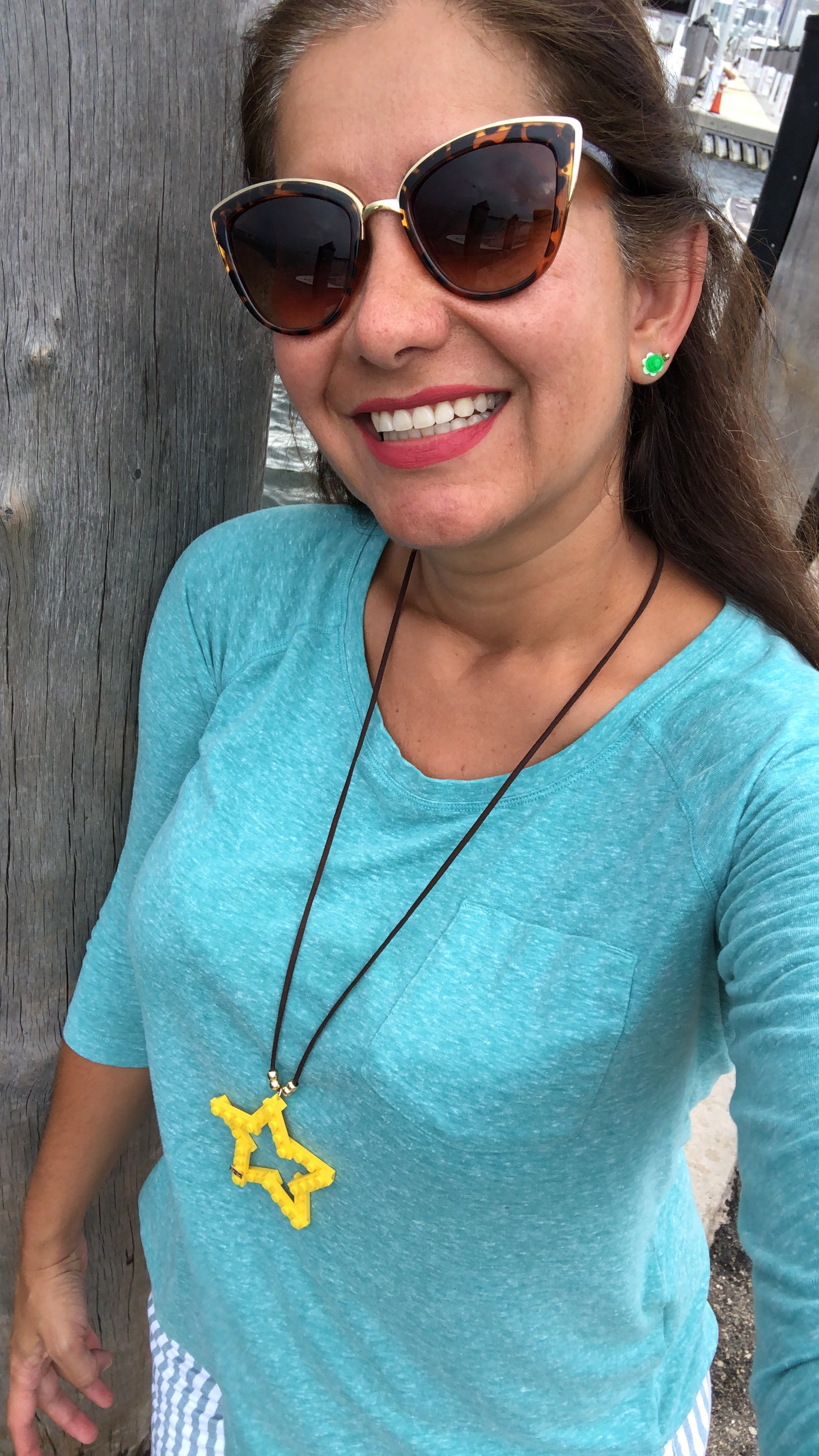 MyStar Brick Long Necklace