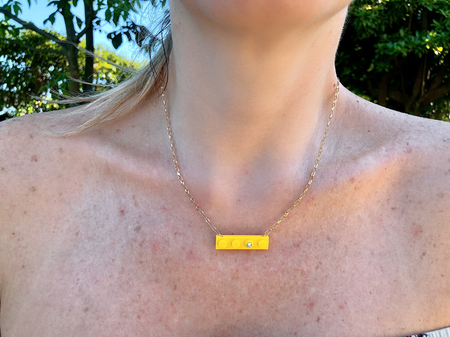 SwingBrick Chain Necklace, 16'.