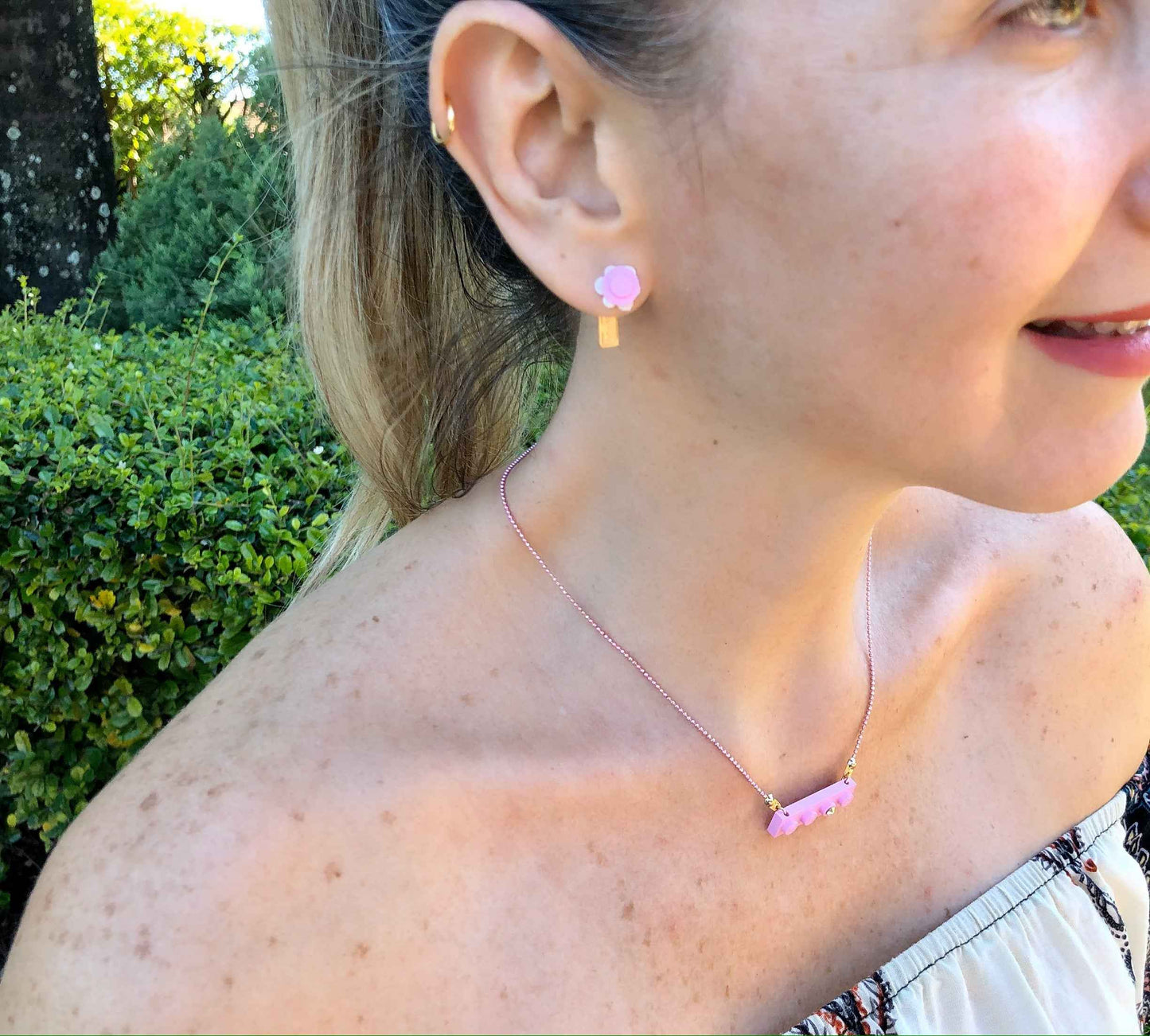 SwingBrick Chain Necklace 16'.