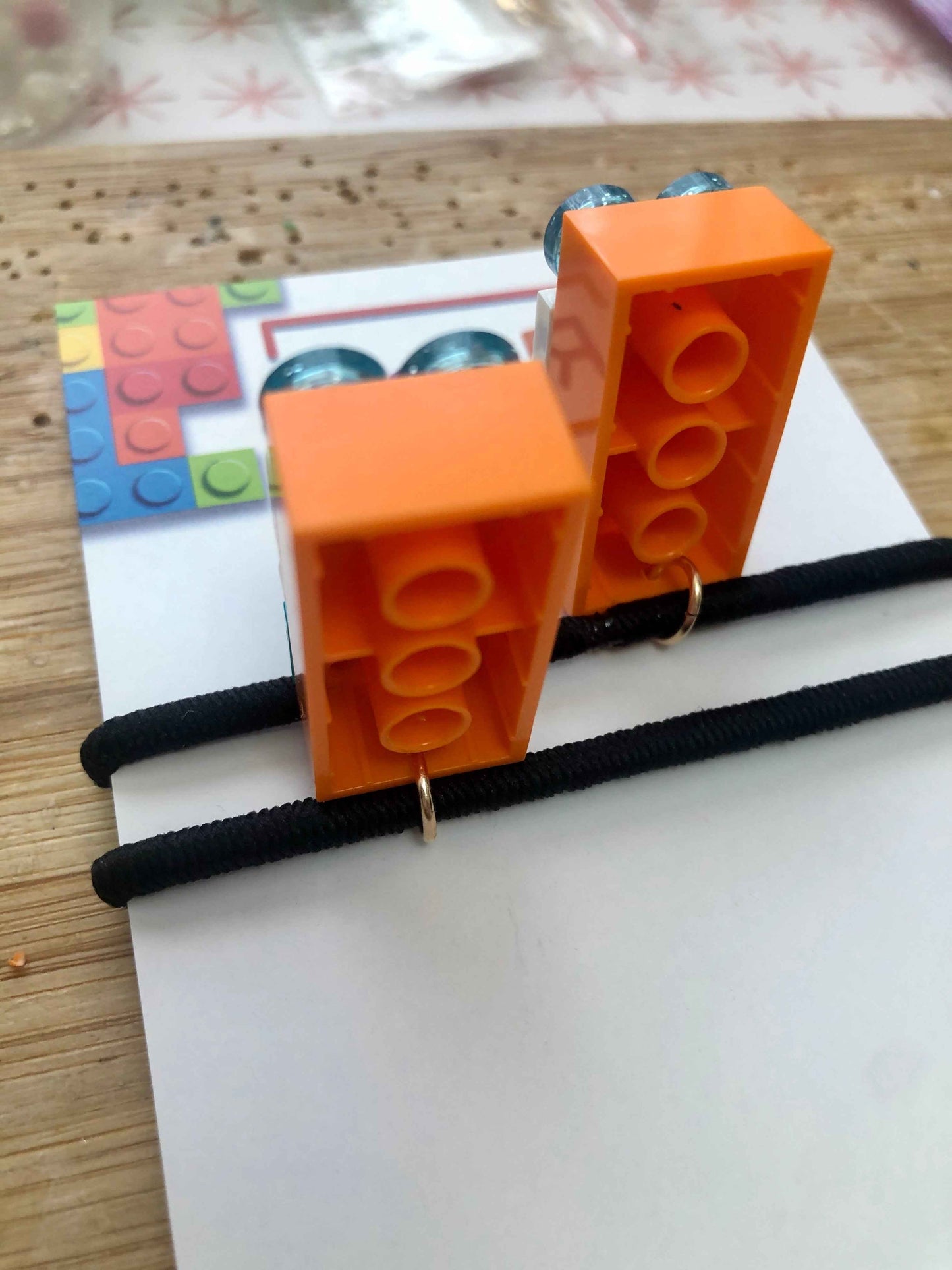 Hair Elastics Cute Faces O&B