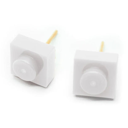 Square Brick stud earrings