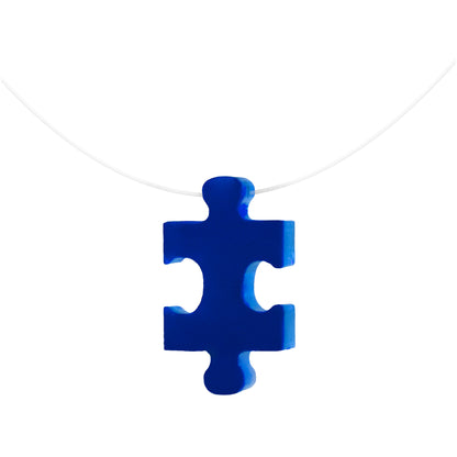 Autism Awareness Puzzle  Acrylic Choker necklace