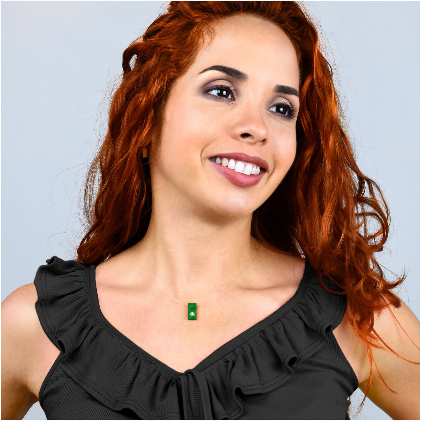 Ghost Shiny Brick Necklace