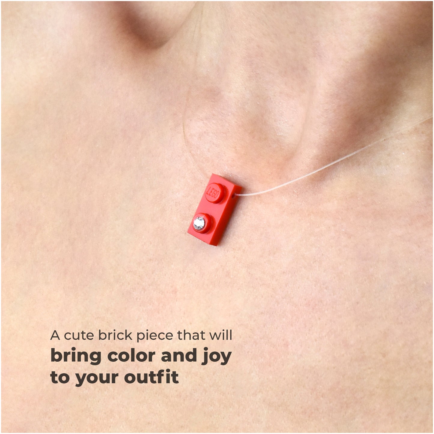 Ghost Shiny Brick Necklace