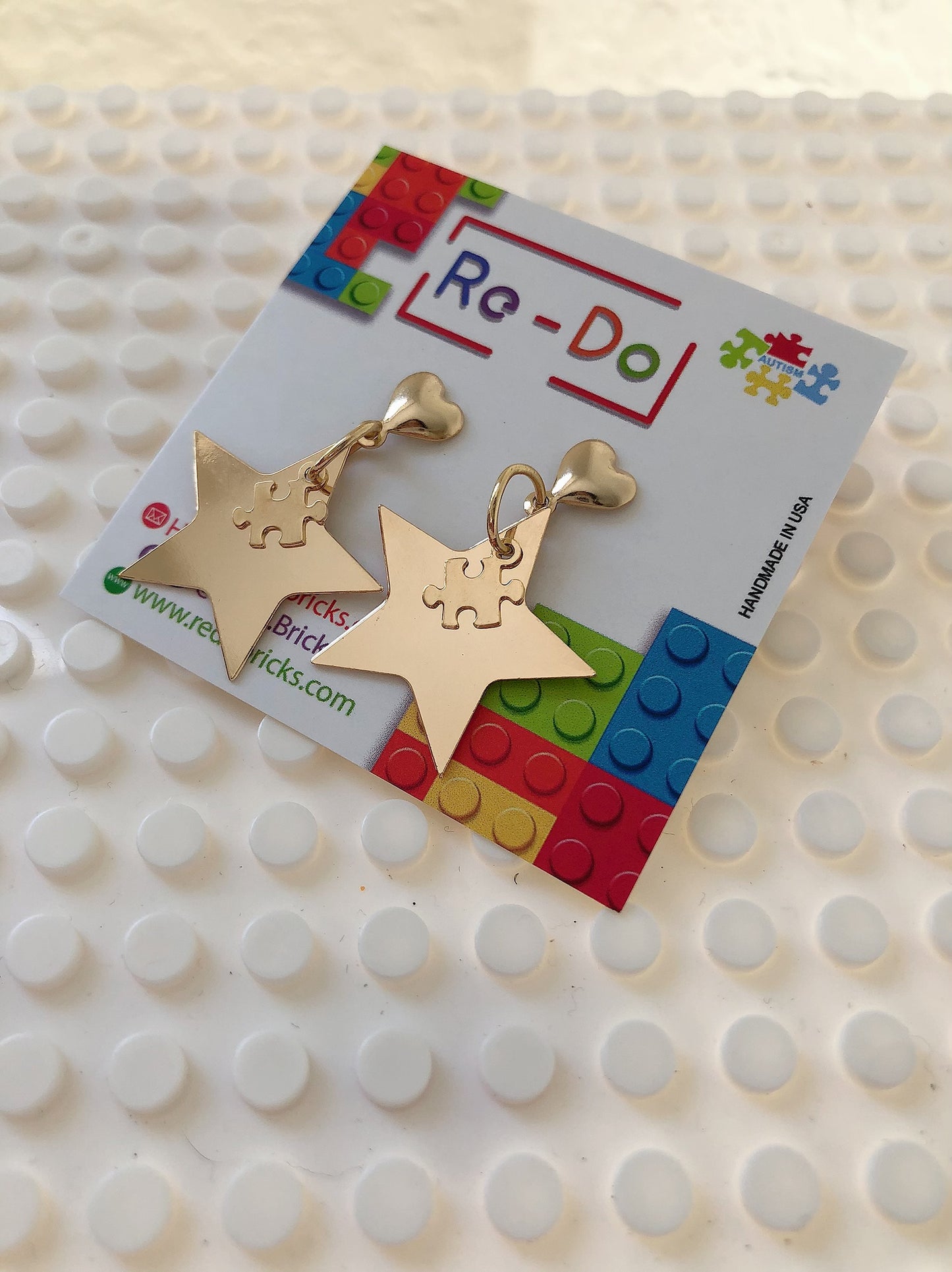 Autism Rockstar Mom Earrings