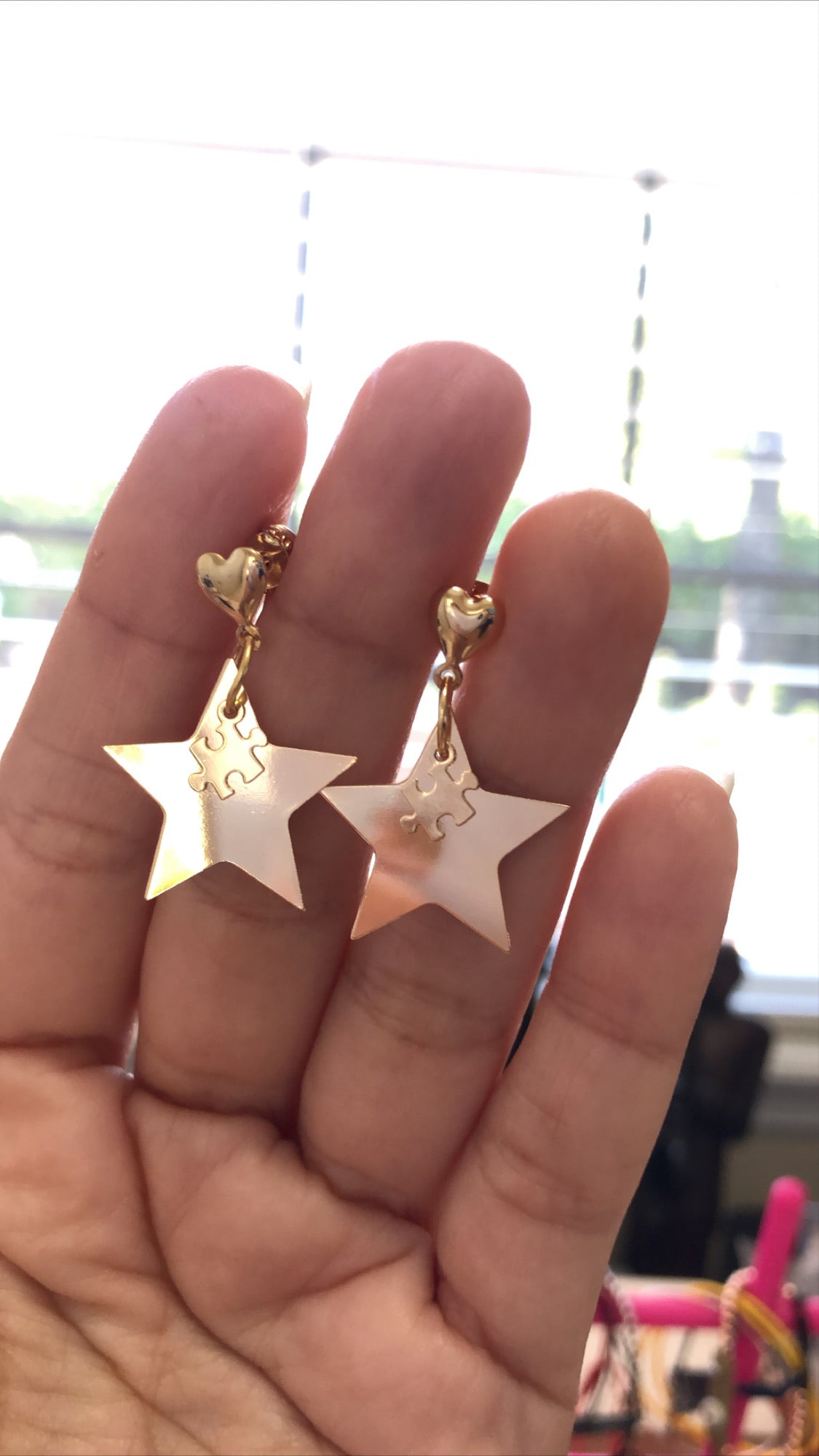 Autism Rockstar Mom Earrings